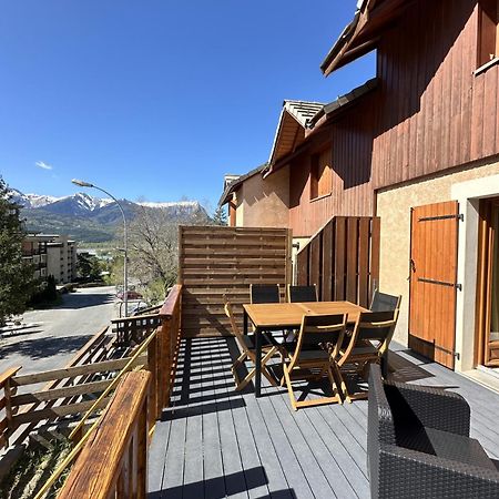 T3 Au Plan D'Eau D'Embrun Avec Garage Et Terrasseアパートメント エクステリア 写真